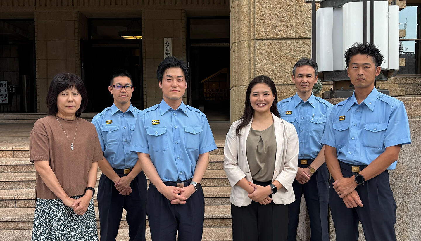 DGFT営業担当と名古屋市消防局のみなさま