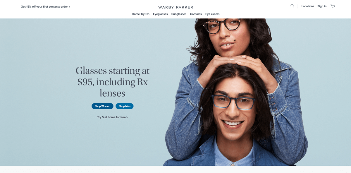 Warby Parker（ワービー・パーカー）